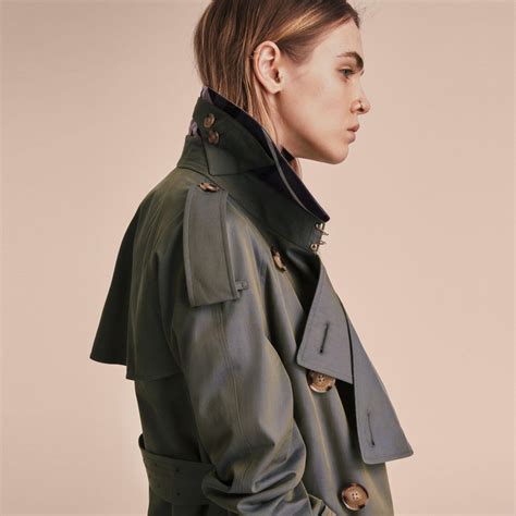 burberry blueberry unisex tropical gabardine trench jacket|Burberry Limited.